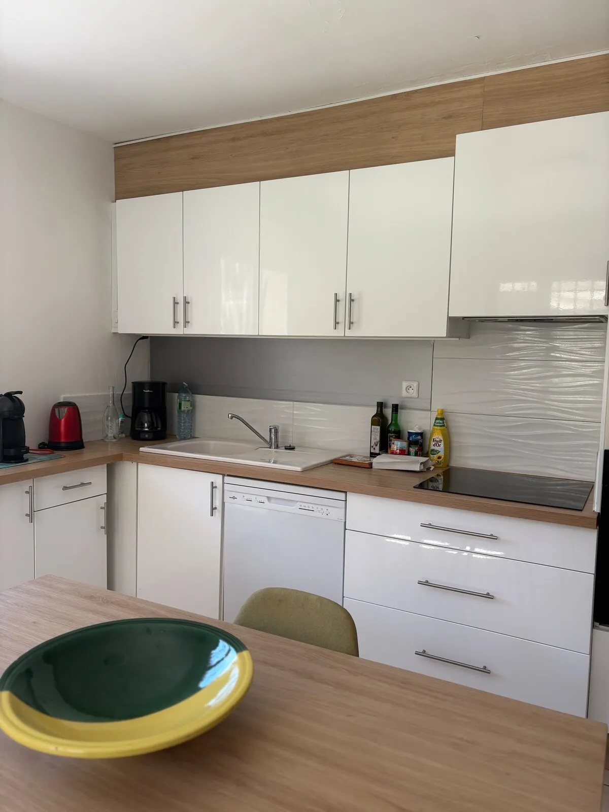 Cuisine équipée de la villa à Grabels
