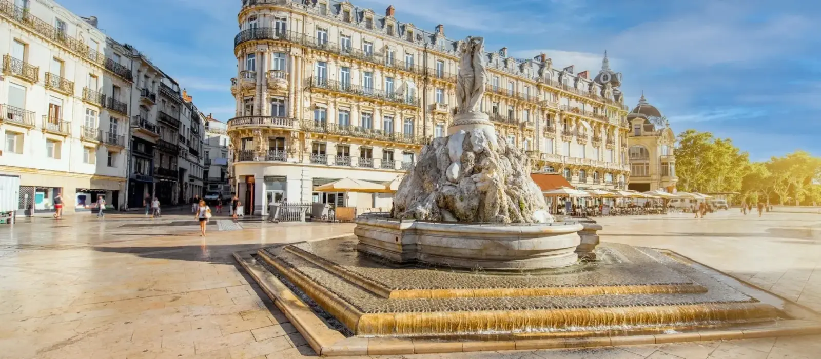 Montpellier vue depuis les hauteurs